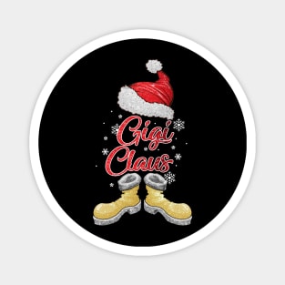 Santa Gigi Claus Merry Christmas Matching Family Group Magnet